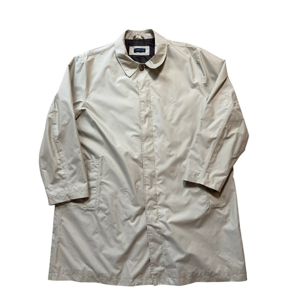 Land's End Overcoat/Raincoat/Jacket/Coat, Size Women's 2X-3X, Tan, waterproof